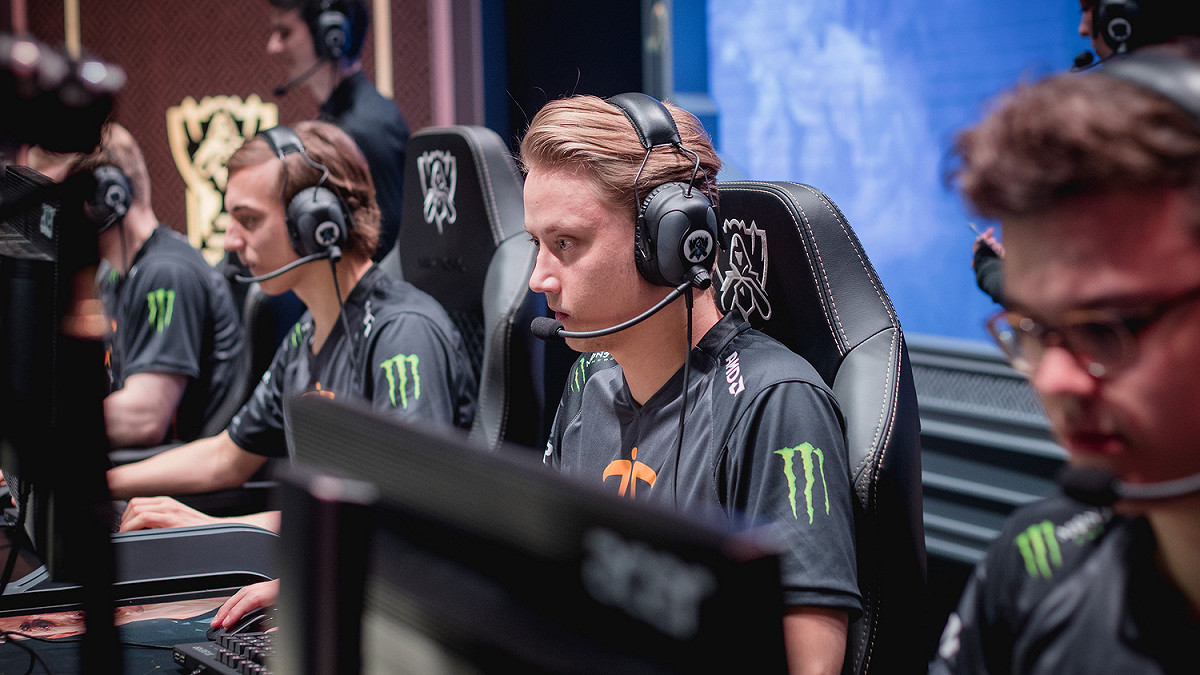 歐洲勁旅FNC被銳不可擋的YG擊垮。 圖：翻攝自LoL Esports Photos flickr