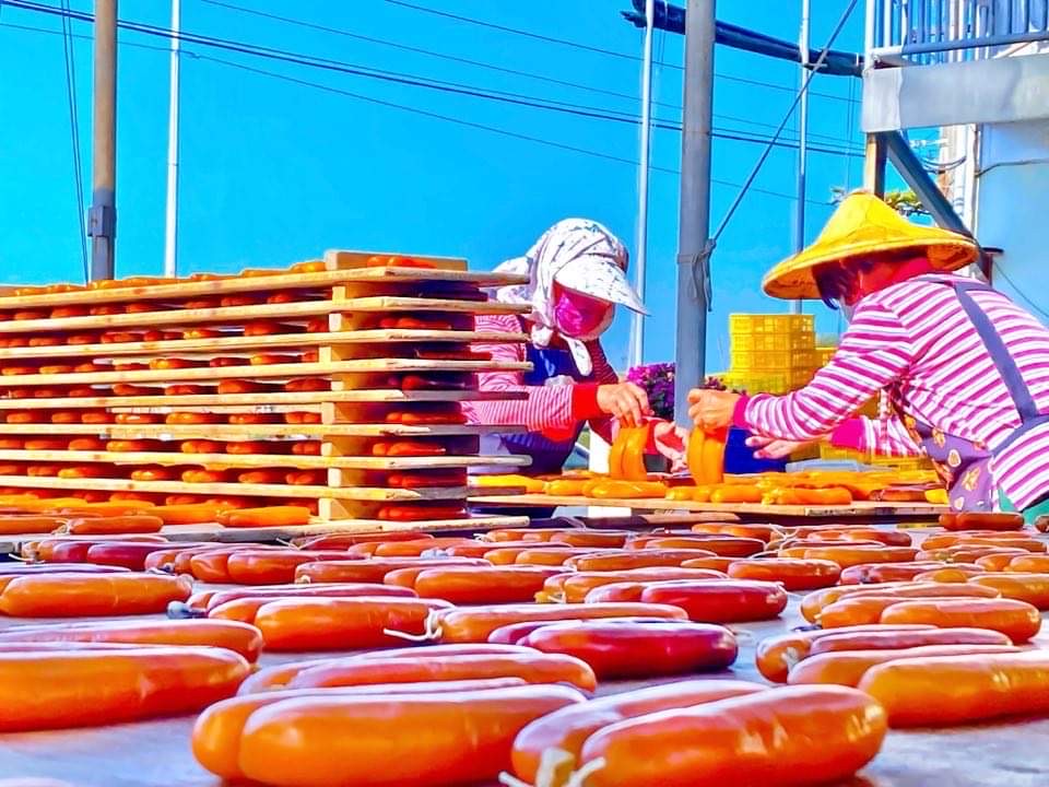 茄萣水產業者發揮烏魚子更大經濟效益。 圖：孫家銘翻攝