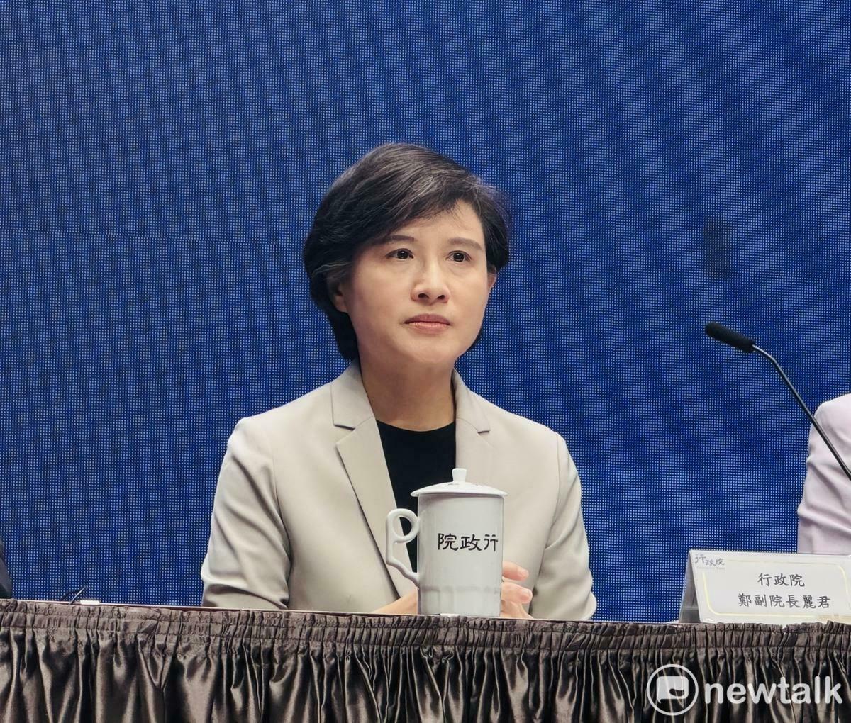 行政院副院長鄭麗君負責對美關稅談判。 圖：謝莉慧/攝