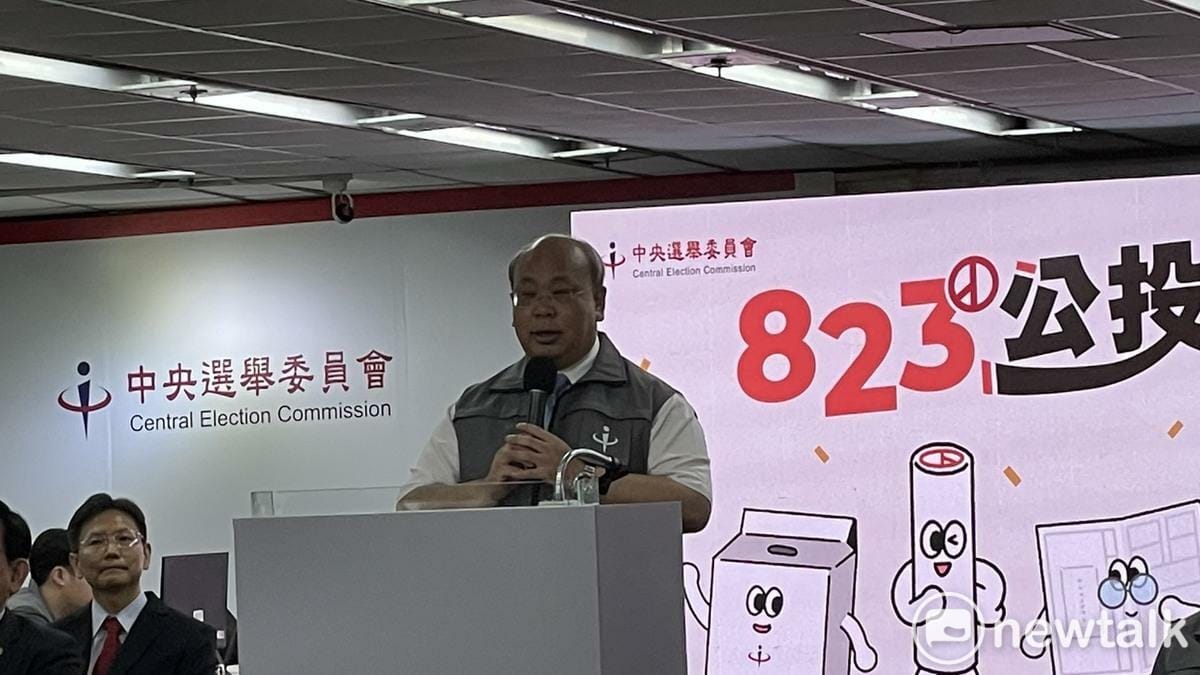 中選會副主委陳朝建 圖：高逸帆／攝