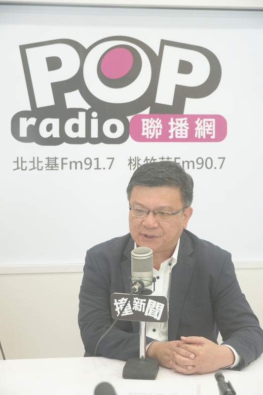 台電董事長曾文生今（22）日接受POP Radio《POP撞新聞》主持人黃暐瀚專訪。 圖：POP Radio提供