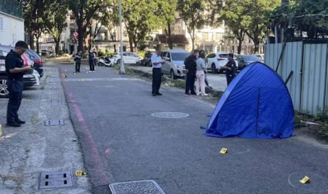 高雄市左營區文學路發生一起槍擊案，51歲男子在巷弄內遭人行刑式槍決，陳其邁受訪表示將盡速將涉案人繩之以法。 圖：翻攝臉書左營楠梓人
