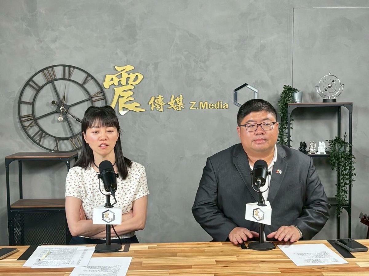 蔡易餘25日在震傳媒的網路節目《新聞！給問嗎？》接受前立委高嘉瑜專訪。  圖：震傳媒/提供