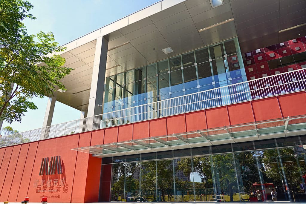 國家檔案館位於新北市林口區檔案館路1號，9月2日起試營運，民眾可免費入場。 圖：國家發展委員會提供