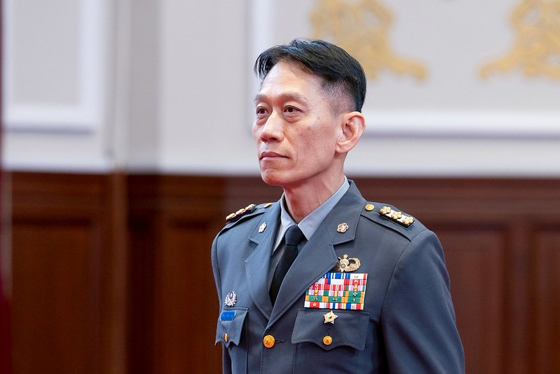 申晋強將軍將調任國防部總督察長室的軍督處處長。 圖：總統府提供
