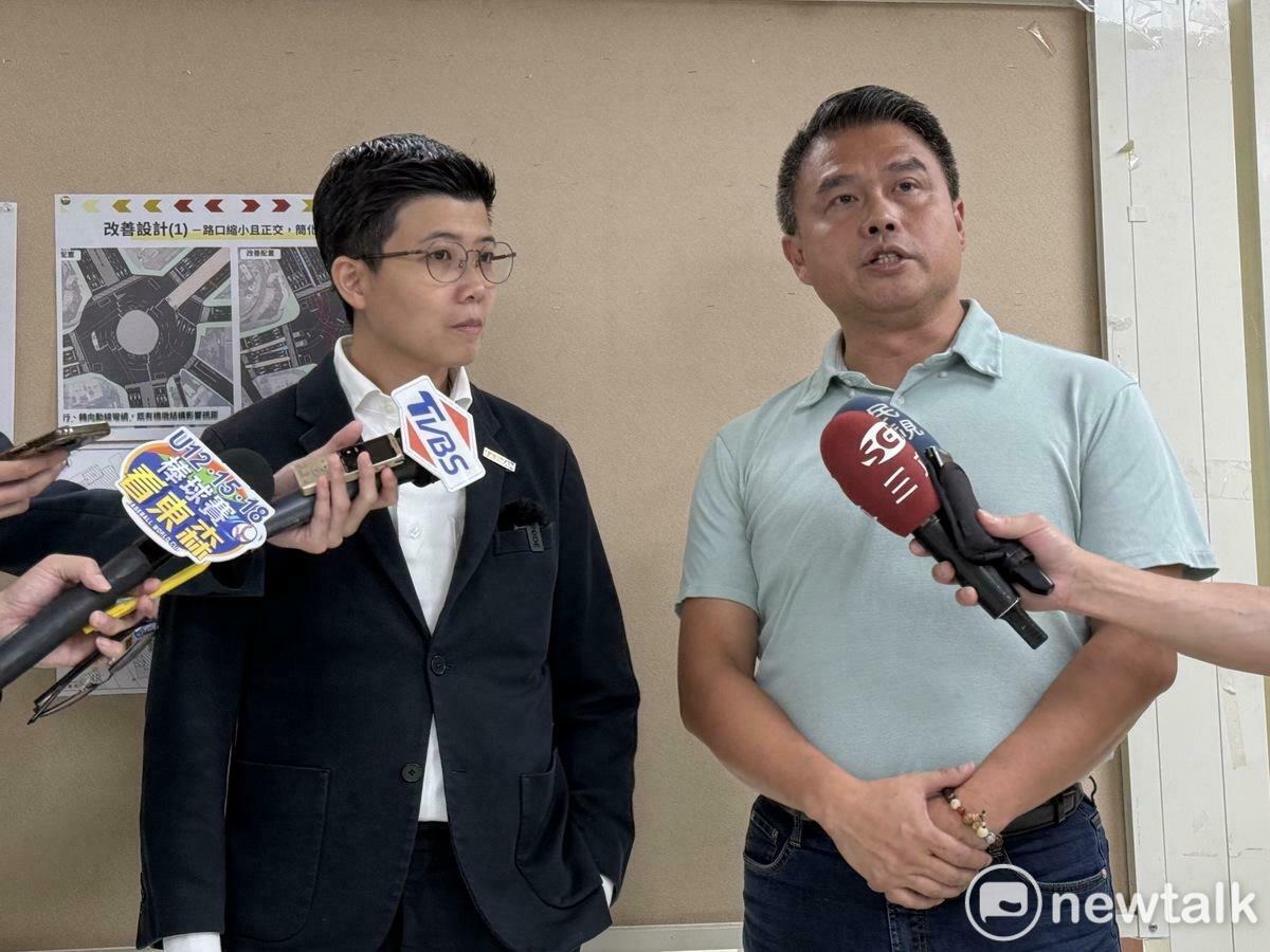 社民黨台北市議員苗博雅（左）、民眾黨台北市議員張志豪（右）。 圖：周煊惠 / 攝