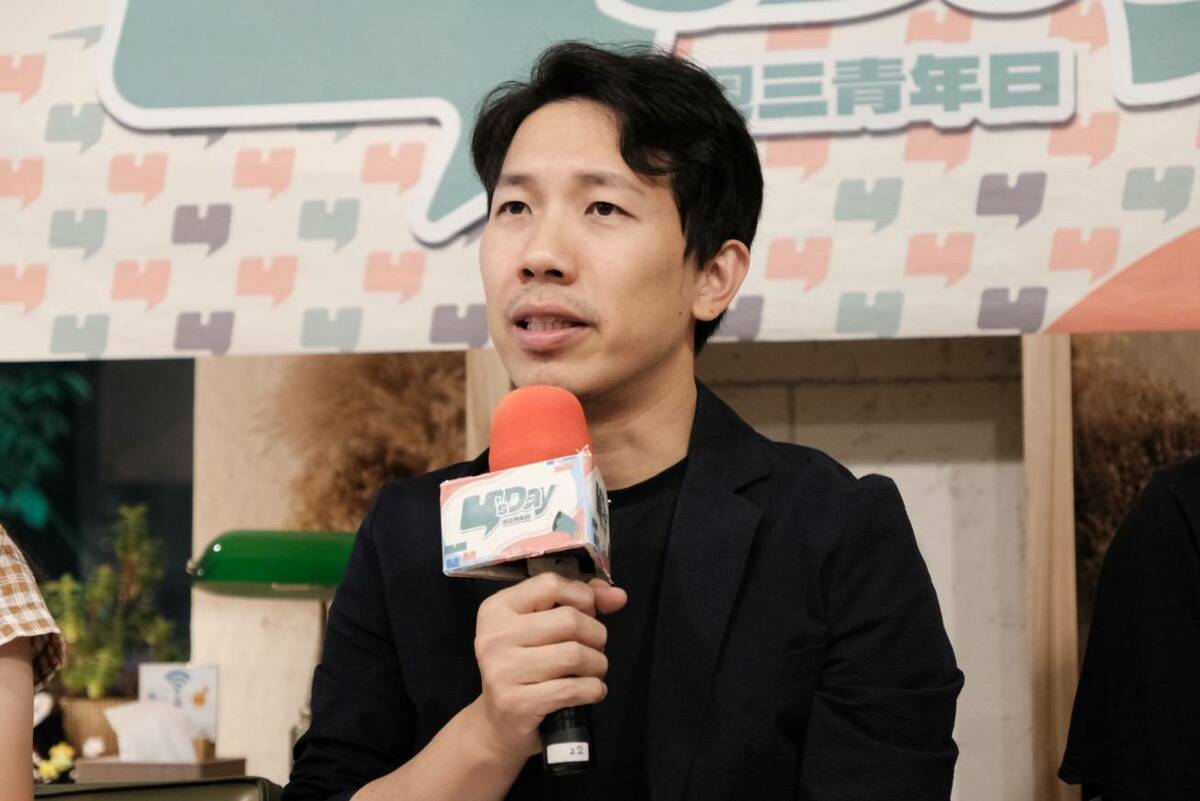 《有理文化》總編輯涂豐恩。 圖：Y’s Day「週三青年日」提供