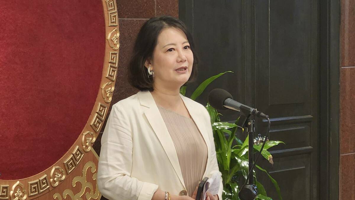民進黨團幹事長吳思瑤。 圖：蕭依岑／攝