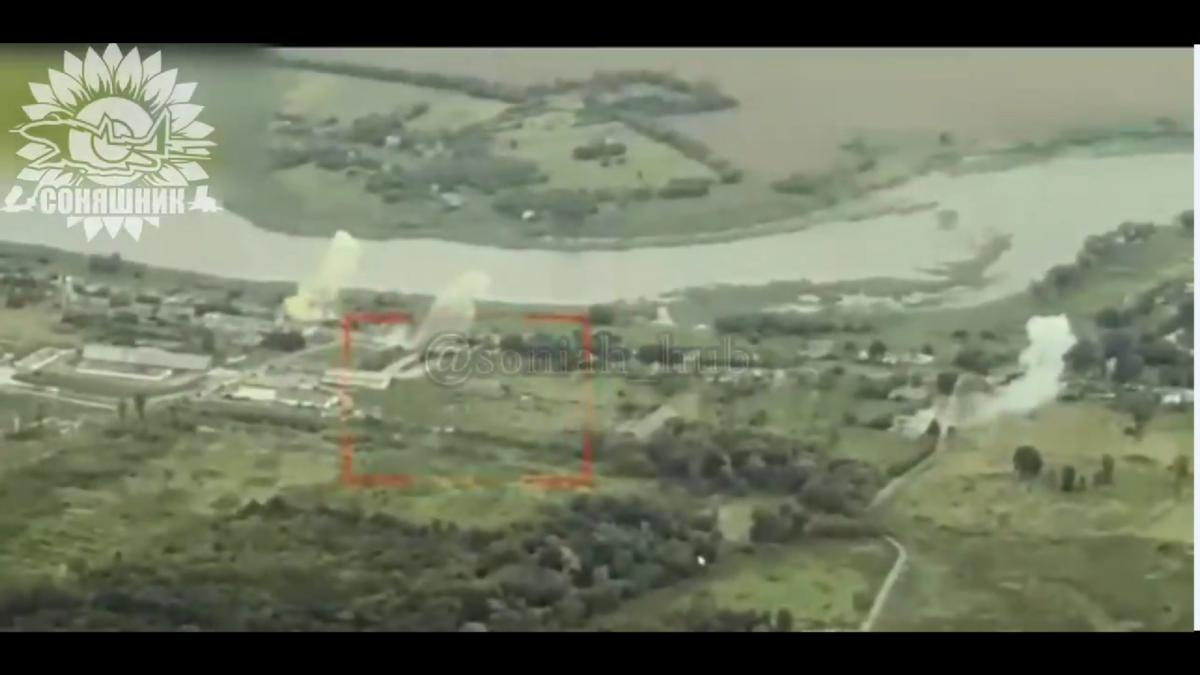 在庫爾斯克地區庫爾巴基，一次空襲成功消滅俄羅斯佔領軍整個部隊，打擊目標包括指揮所、通訊與電子戰團隊，以及手提式防空飛彈操作人員。 圖:翻攝自影片