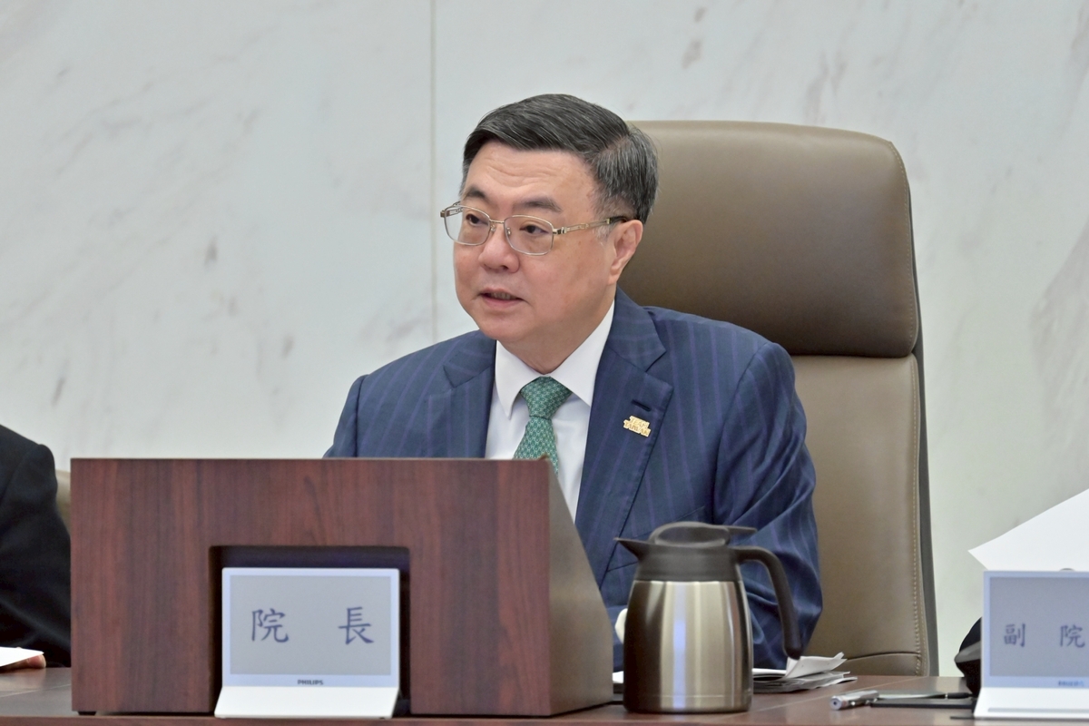 行政院長卓榮泰主持今（28）天的行政院會。 圖：行政院提供