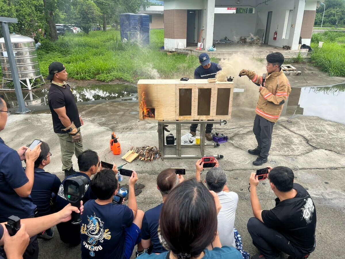 我國事故安全官課程授課情形。 圖：內政部提供
