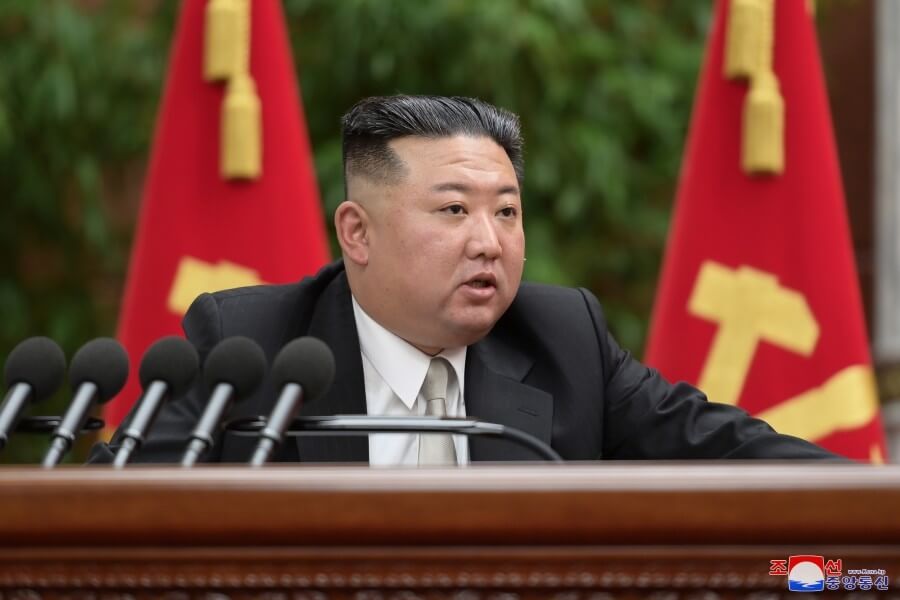 北韓領導人金正恩。 圖：取自北韓中央通信社網頁kcna.kp