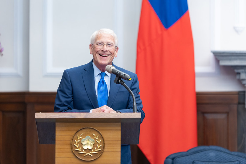 美國聯邦參議院軍事委員會主席維克（Roger Wicker）。 圖：總統府提供
