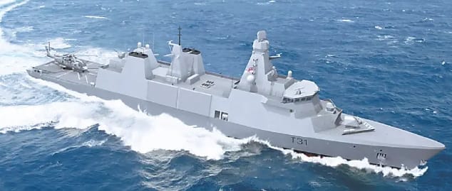 英國護衛艦。 圖 : 翻攝自鳳凰網
