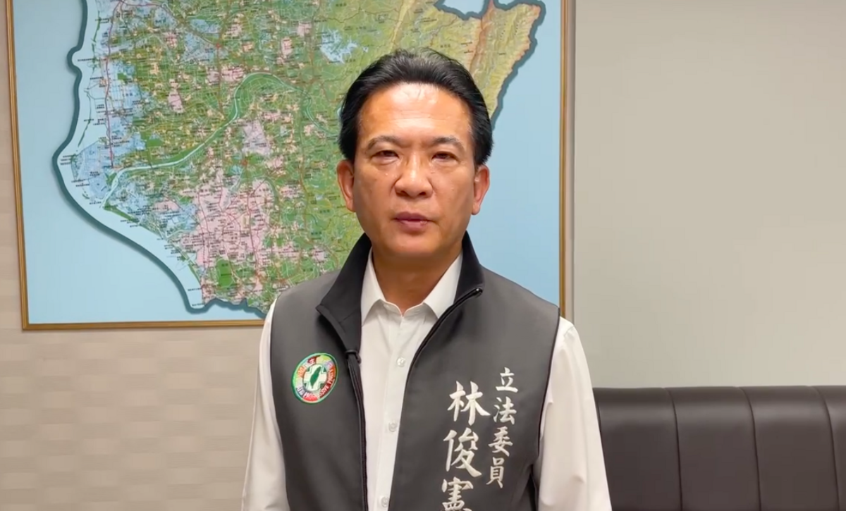 民進黨立委林俊憲。 圖：翻攝自林俊憲提供影片