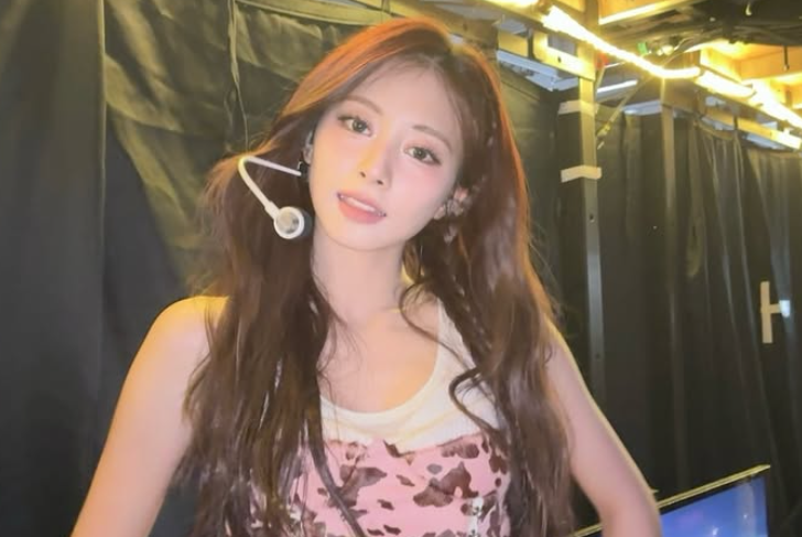 人氣女團TWICE成員周子瑜。 圖：翻攝自周子瑜 IG