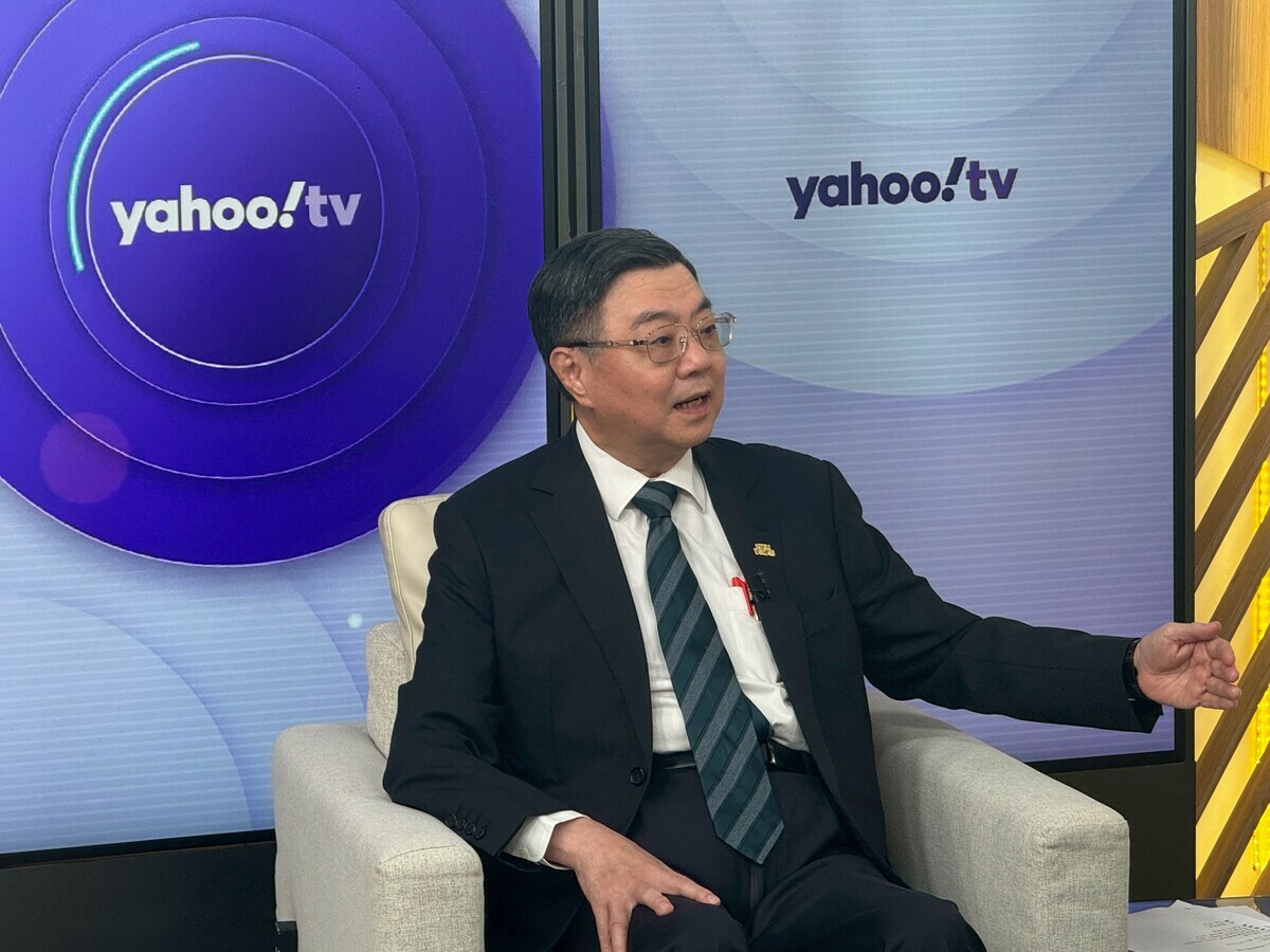 行政院長卓榮泰今（3）天接受Yahoo TV網路節目《齊有此理》專訪。 圖：《Yahoo TV》提供