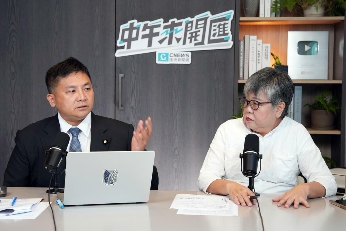 國民黨立委吳宗憲今（3）日接受主持人黃光芹訪問。 圖：《CNEWS匯流新聞網》