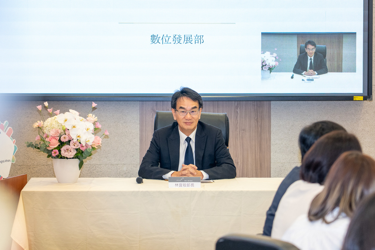 數位發展部新任部長林宜敬。（資料照片） 圖：數發部提供
