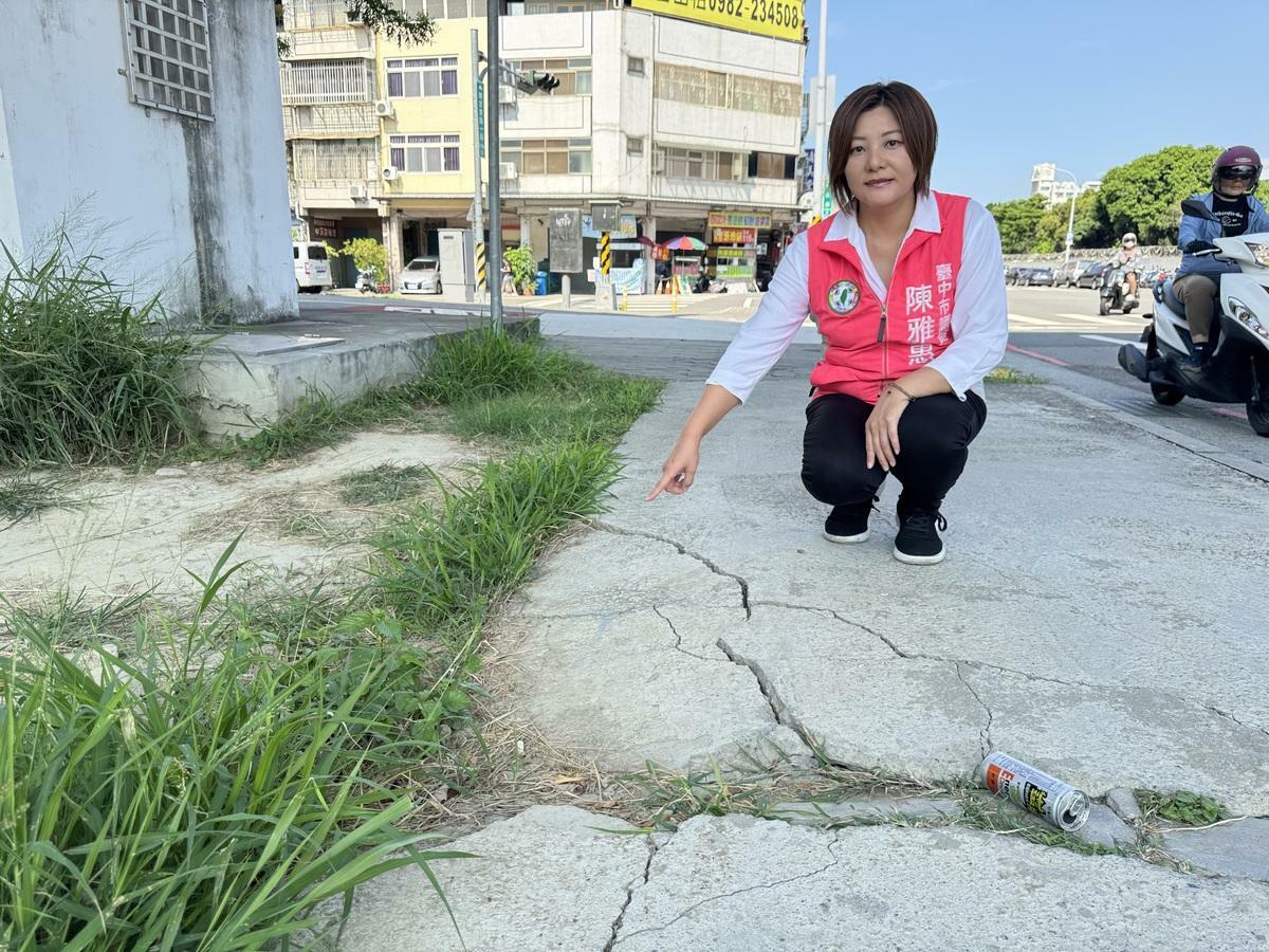 台中市的國賠案，坑洞佔了很大比例。  圖：陳雅惠服務處/提供