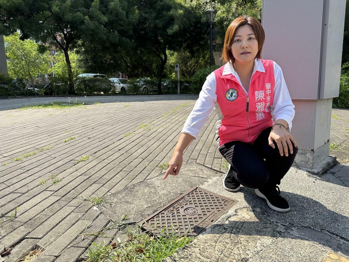 台中市的國賠案，坑洞佔了很大比例。  圖：陳雅惠服務處/提供