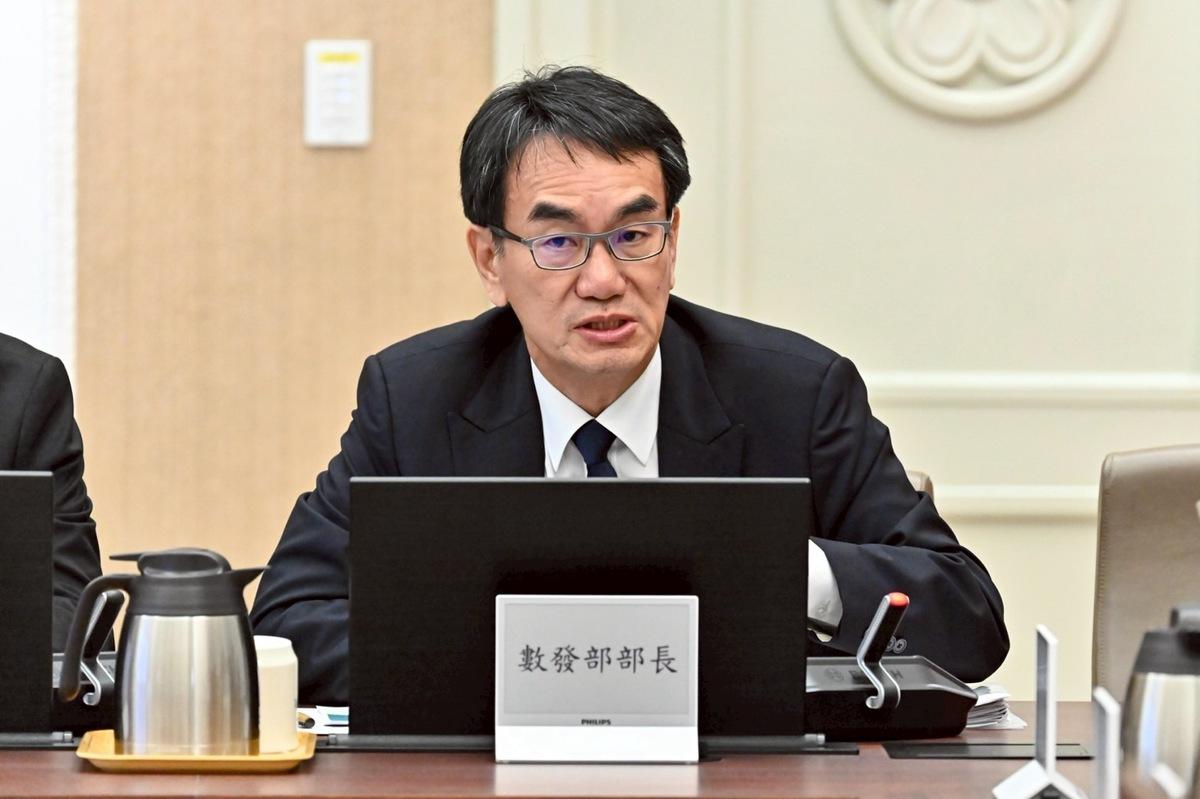 數發部長林宜敬。 圖：行政院/提供