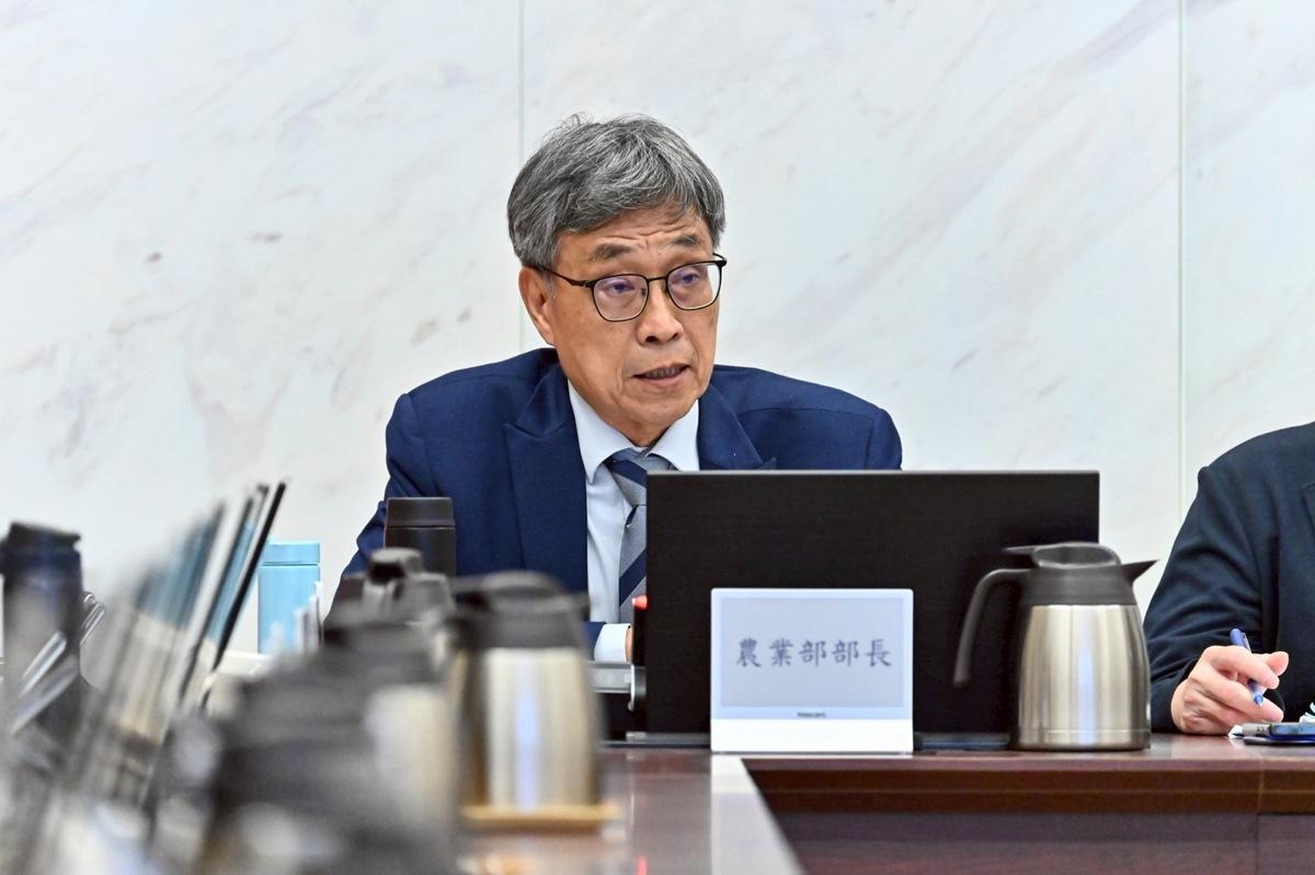 農業部長陳駿季。 圖：行政院提供