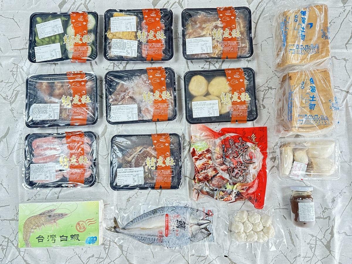 本次活動推出的套餐組合，海陸美味一次滿足。 圖：台南市觀旅局／提供