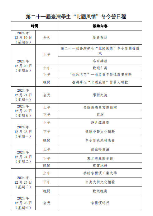 教育部查吉林大學冬令營涉單向招待，函文各校籲勿參與宣傳，以免違法或涉政治爭議。 圖：翻攝自網路