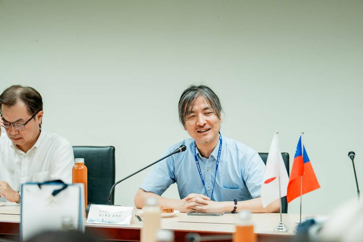 田上智宜(右)以中日雙語致詞，感謝市府連續兩年熱情款待。 圖：高雄市行國處/提供