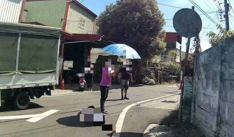 彰化縣埔心鄉今日發生死亡車禍，80歲阿嬤傷重不治。 圖：民眾提供