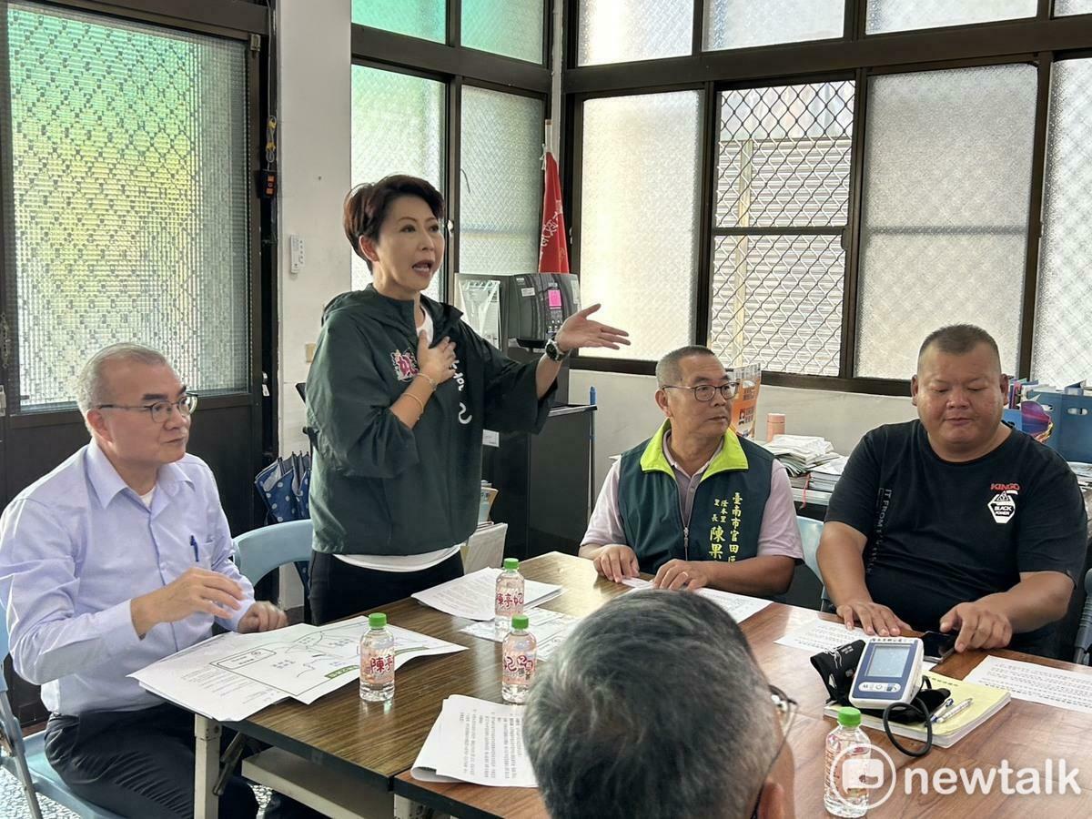 陳亭妃召開協調會，要求經濟部地礦中心與中油在年底檢討回饋金發放辦法，管線經過的地方都應該納入回饋範圍。 圖：陳亭妃服務處提供