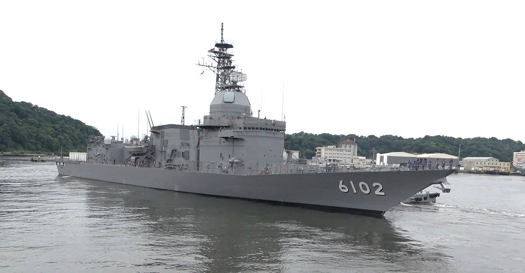 JMSDF測試艦「飛鳥號」（JS Asuka，ASE-6102）。 圖：翻攝「X」@atla_kouhou_en