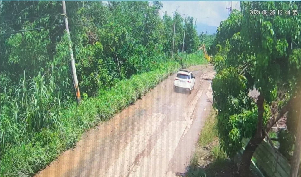 嘉義縣警察局水上分局8月26日獲報，某工地發生槍擊毀損汽車板金案，警方在現場發現彈殼，以車追人，12日逮捕蔡姓男子。（檢方提供）中央社記者姜宜菁傳真　114年9月13日