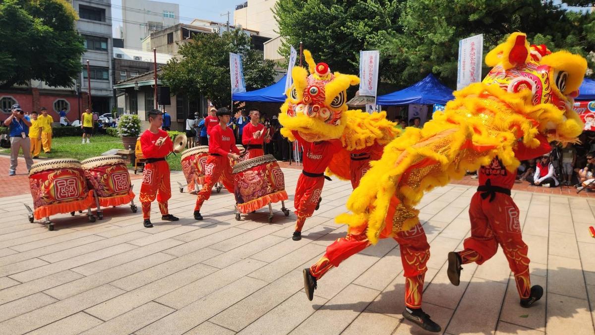 傳統獅藝表演。 圖：台中市政府/提供