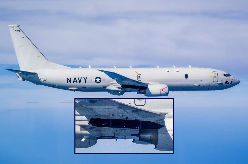 包含 P-8A 「海神」反潛巡邏機在內的多款軍機、無人機參與了對古巴沿海地區的情報蒐集活動。 圖：翻攝US Navy