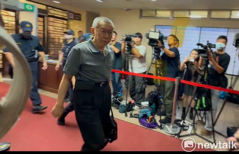 民眾黨前主席柯文哲今赴北院開庭。 圖：周煊惠 / 攝