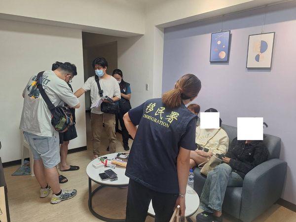 越南籍人士組成的非法醫美集團遭警方查獲。 圖：彰化專勤隊提供