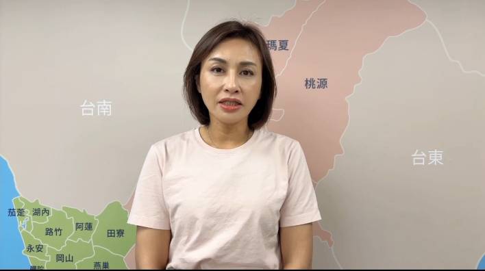 邱議瑩表示對民調是其中一個參考數據，給予尊重但不會被影響，會按照自己的節奏跟策略，爭取最大的支持。 圖：孫家銘翻攝