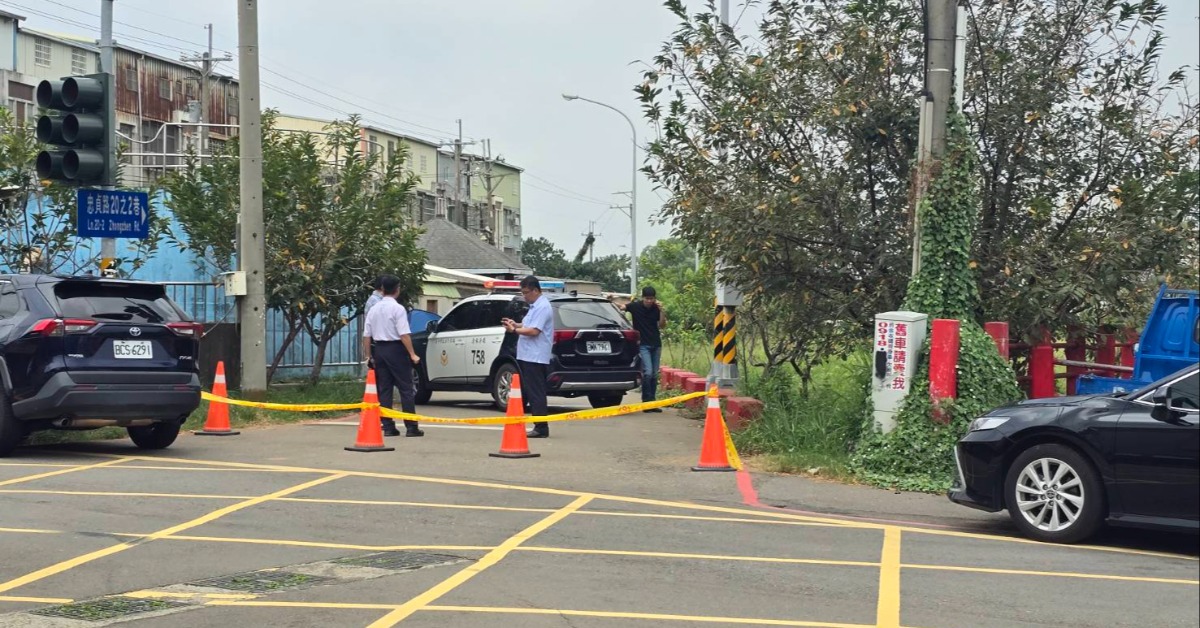 台中市沙鹿區16日發生一起駭人兇殺案件。 圖／警方提供