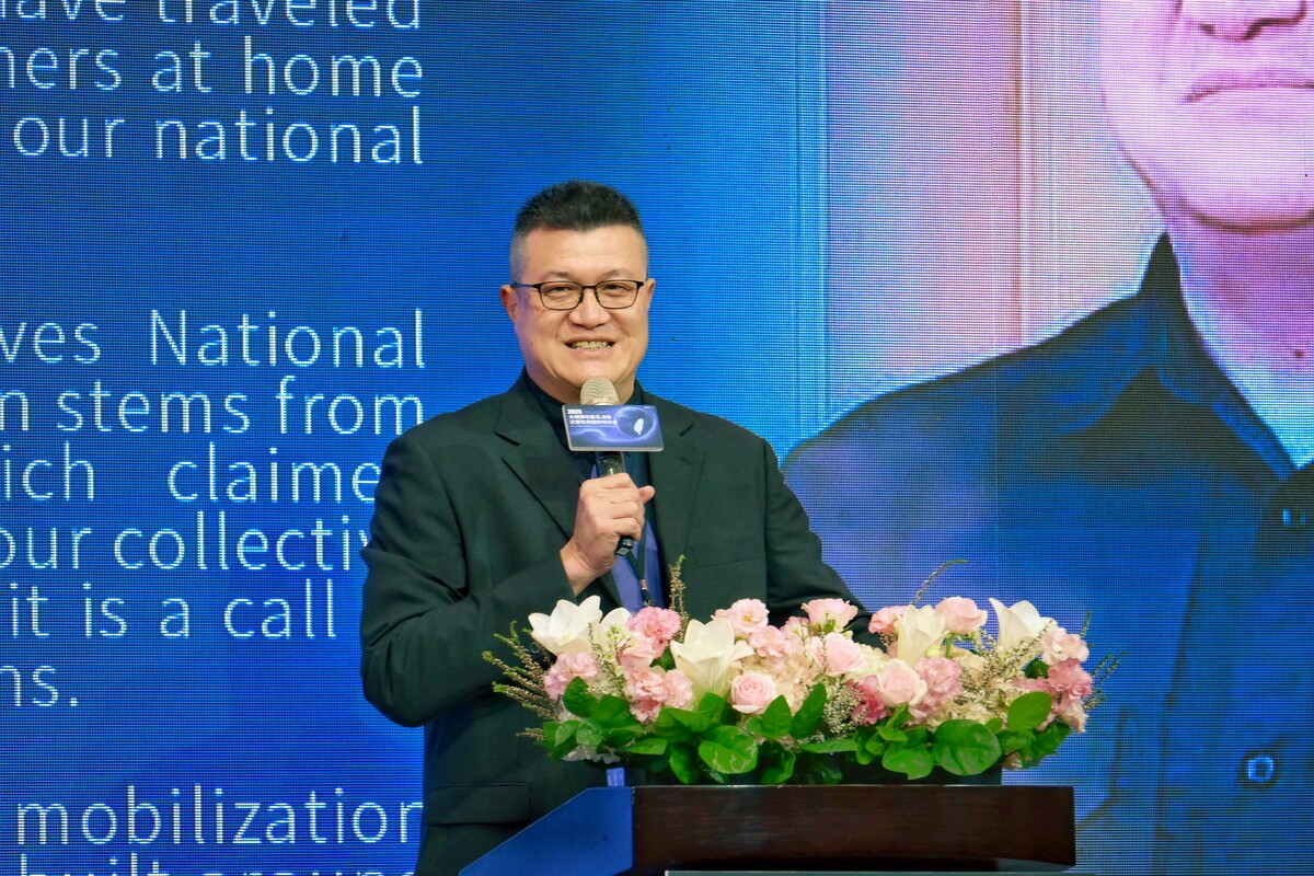 2025大規模地震及海嘯災害防救國際研討會由內政部馬士元次長致詞。 圖：內政部提供