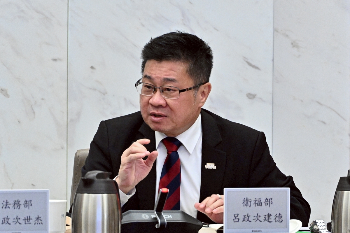 衛福部政次呂建德。 圖：行政院提供