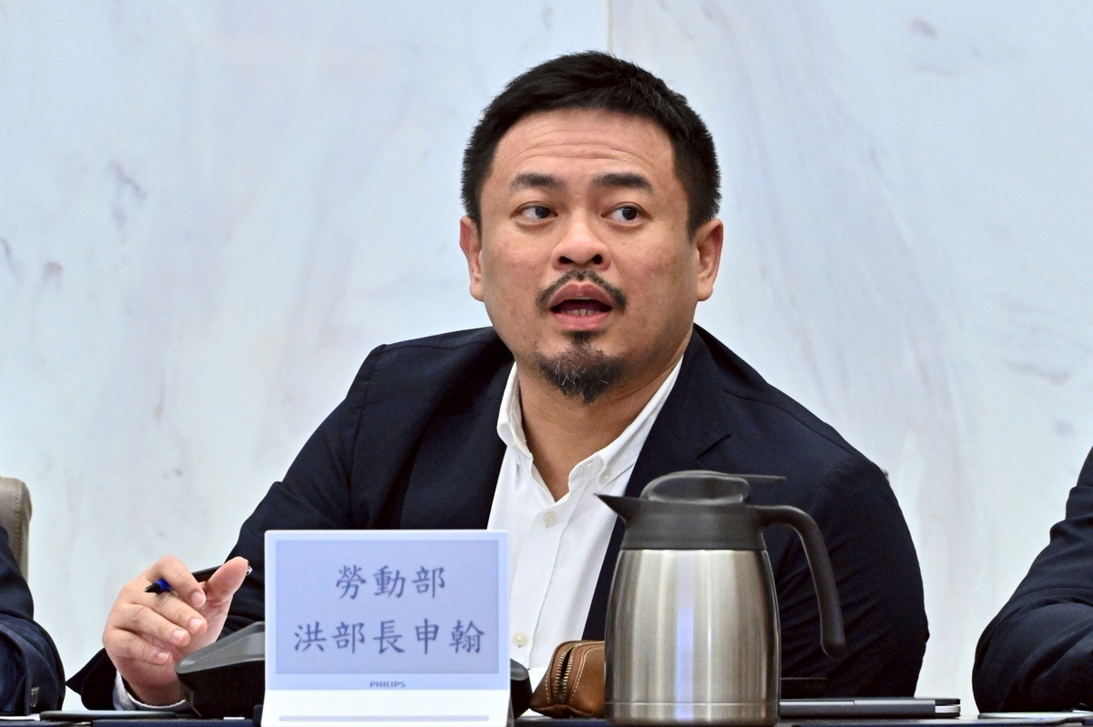 勞動部長洪申翰。 圖：行政院提供