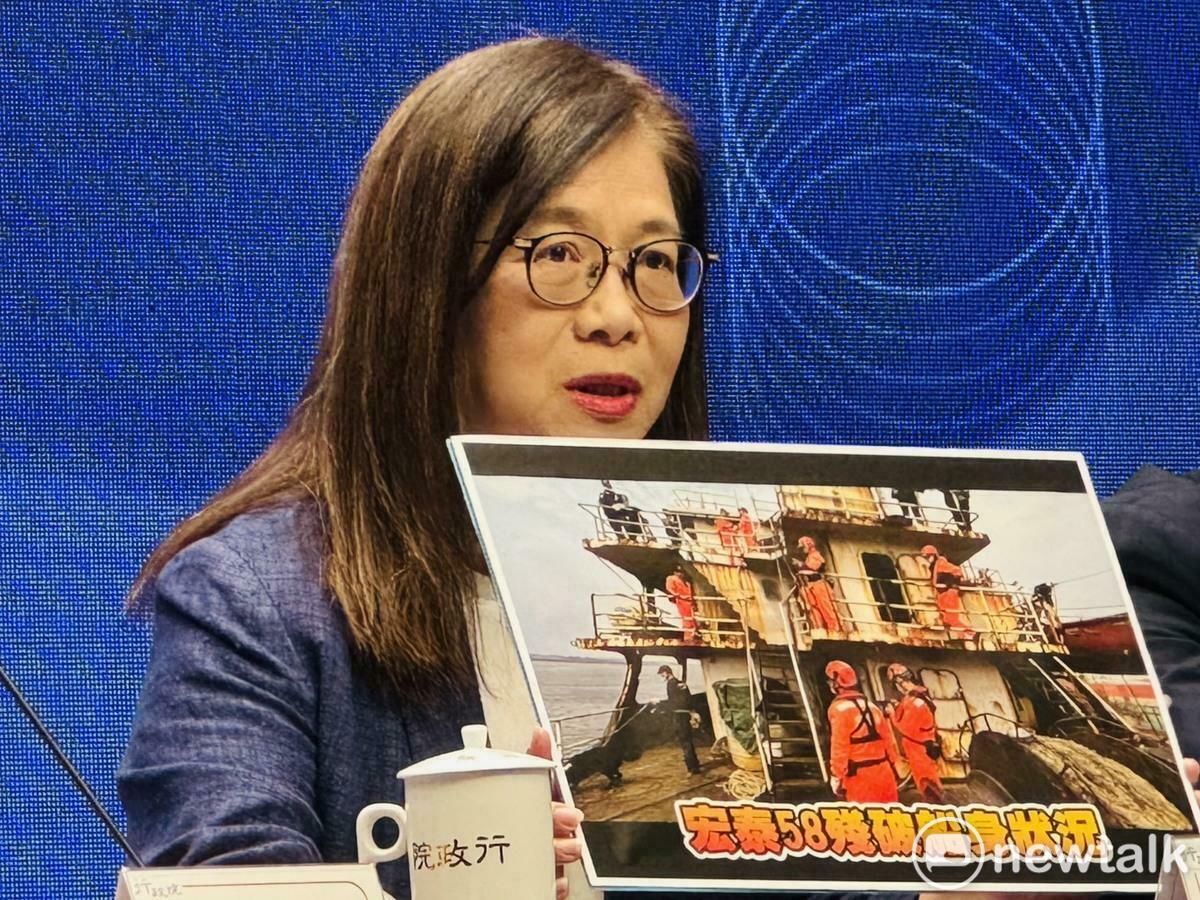 海委會主委管碧玲。 圖：謝莉慧/攝