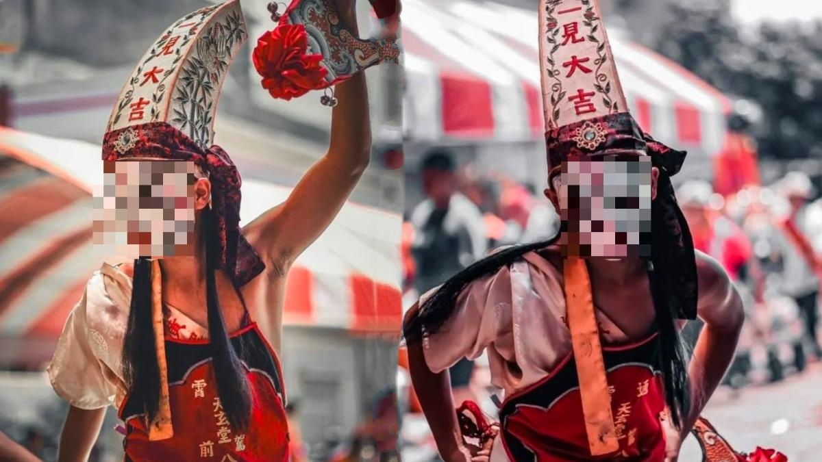 台中沙鹿兇殺案，駱姓兇嫌遭起底混宮廟，意外讓苗栗苑裡「青雲會館」捲入其中。 圖：翻攝自當事人IG