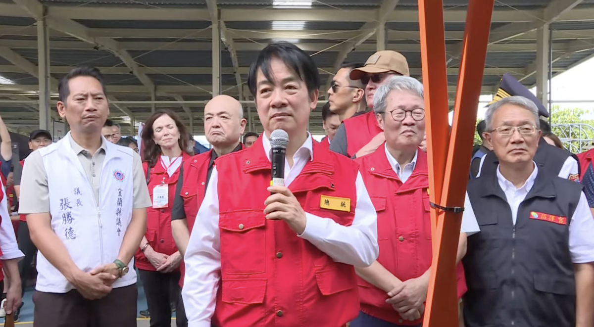 賴清德特別關心通訊韌性恢復 圖：翻攝自SNG聯誼會共訊
