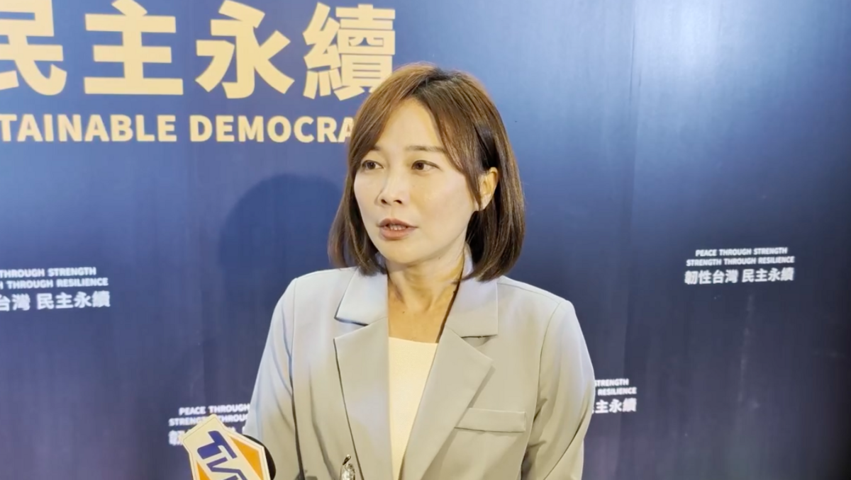 總統府發言人郭雅慧 圖：金大鈞/攝