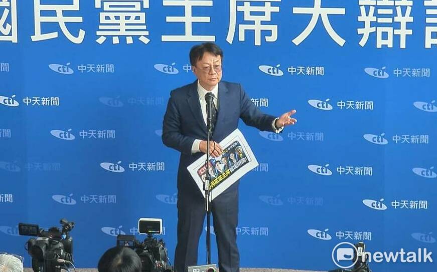 抗議遭排除國民黨主席辯論 卓伯源痛批：媒體封殺破壞民主