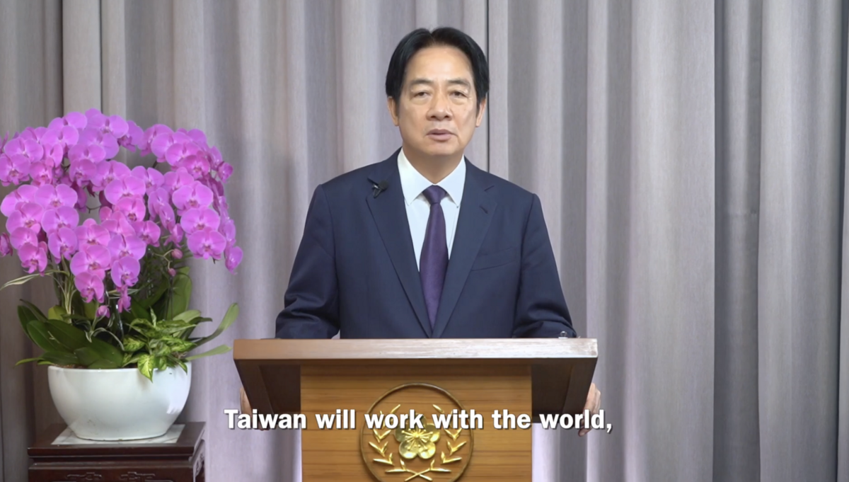 賴清德說，讓台灣更強韌、更安全，世界民主的防線就能更穩固。 圖：總統府提供