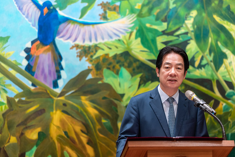 賴清德說，期盼生技產業穩健成長，打造台灣另一座護國神山。 圖：總統府提供